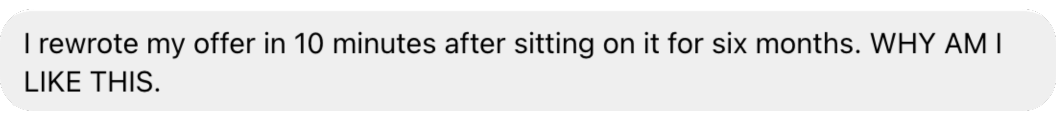 Testimonial placeholder
